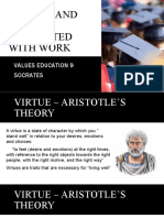 Virtues and Values Connected With Work