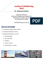 Lec 1. Steel Lecture - Dr. Kohail