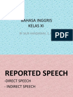 Bahasa Inggris Kelas Xi, Reported Speech, PJJ 4, 2020-2021