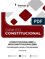 Constitucionalismo e Neoconstitucionalismo: evolução histórica e características