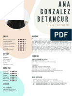 Cream and Green Creative Resume