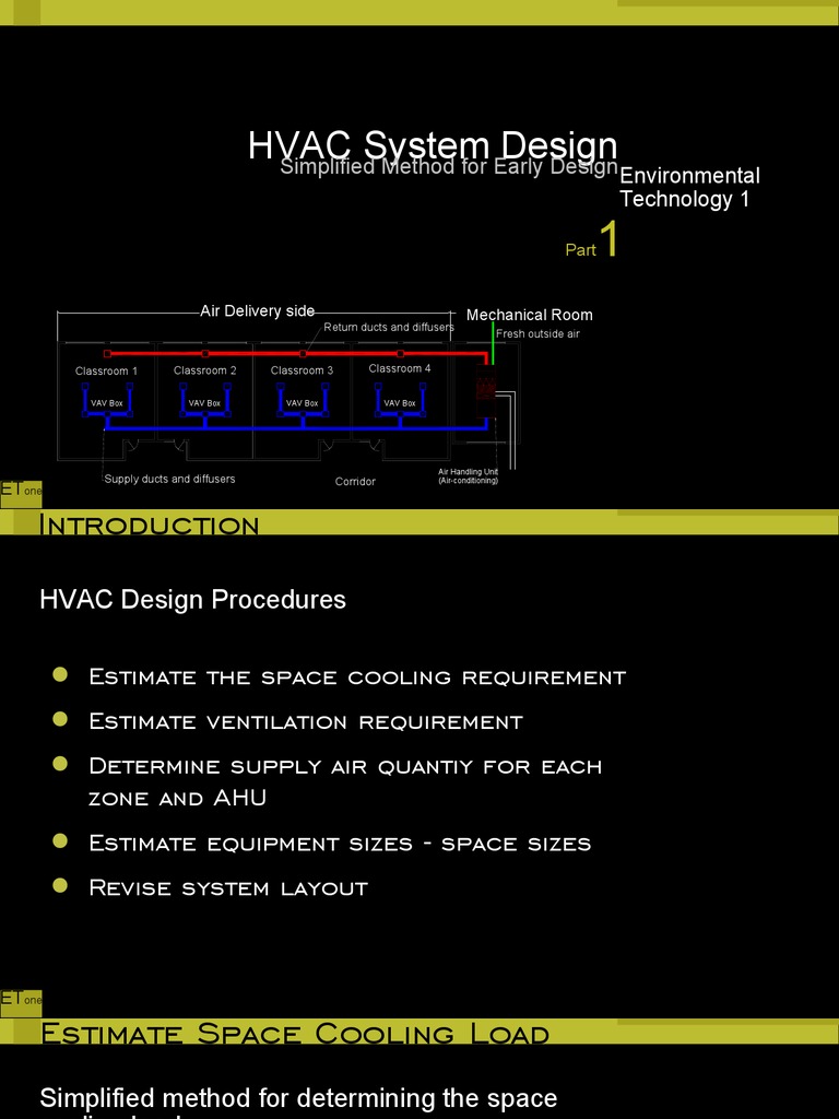 HVAC Design 1 | PDF