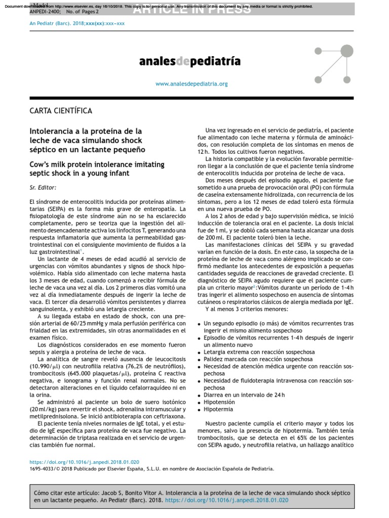 SEIPA | PDF | Alergia | Medicina CLINICA