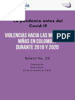 Violencias contra mujeres y niñas en Colombia 2019-2020