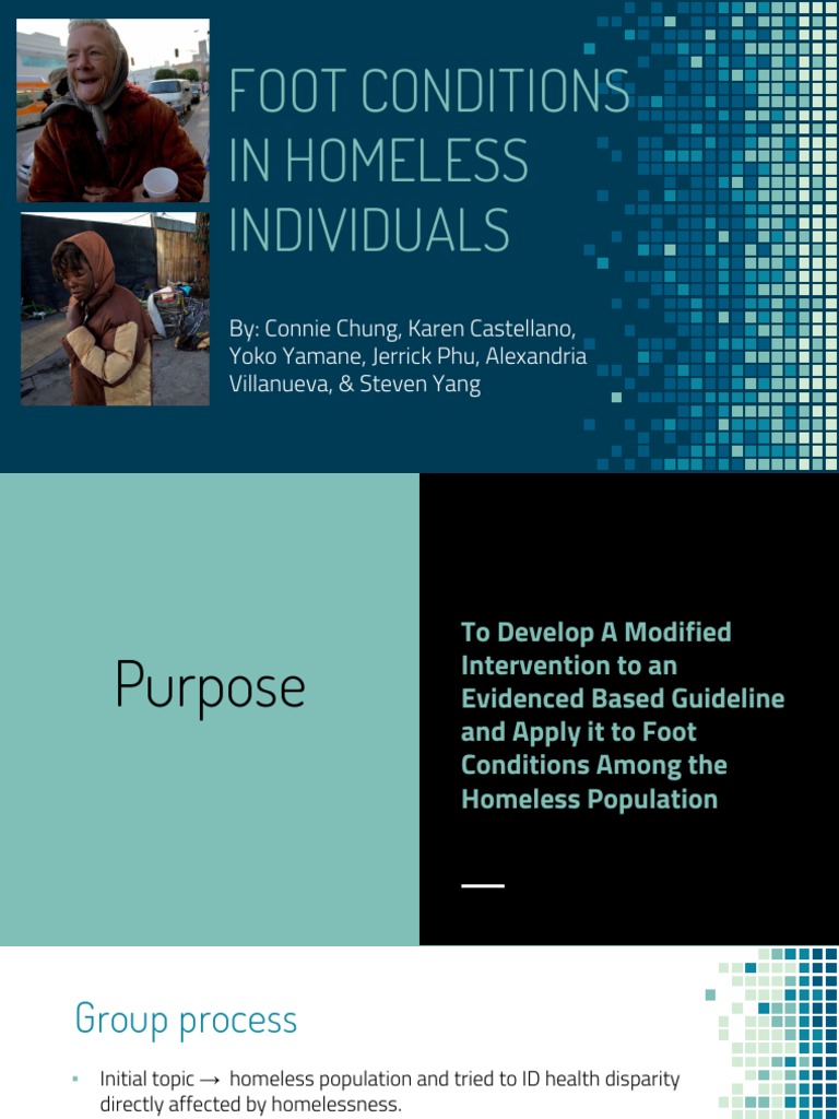 Addressing Foot Conditions Among the Homeless Developing a Modified