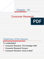 Chapter - 01: Consumer Research