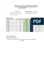 Determinación de Hierro en Una Tableta de Sulfato Ferroso Del Laboratorio ECAR Por Permanganometría