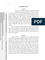 Kondisi Umum Geografi Topografi Sentul City