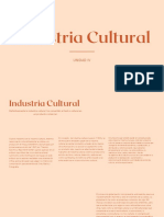 Unidad IV Industria Cultural