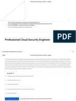 Professional Cloud Security Engineer Certification-Info