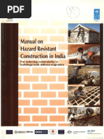 Manual On Hazard Resistant Construction