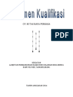 Dokumen Kualifikasi CV. Kutai Raya Perkasa