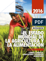 El Estado Mundial de La Agricultura Y La Alimentacion: Resumen