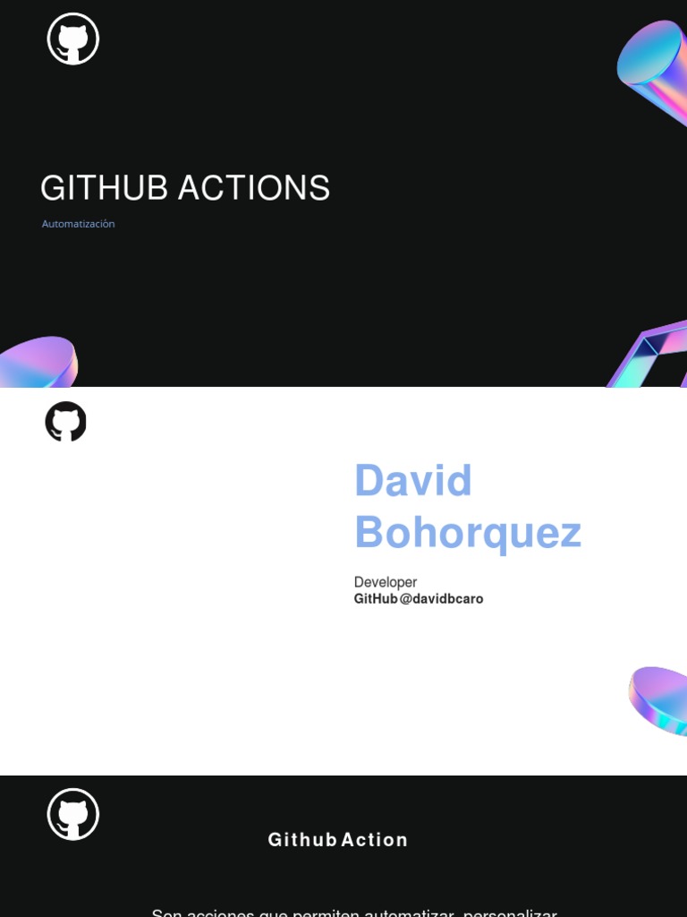 Automatización de Flujos con GitHub Actions | PDF
