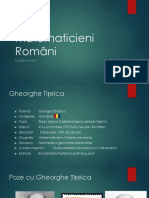 Matematicieni Romani - PPT 2