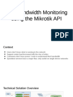 Live Bandwidth Monitoring Using The Mikrotik API