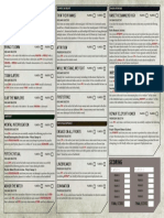 Warhammer 9th Edition Secondaries Reference Sheet