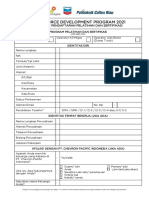 Formulir Pendaftaran WFD 2021