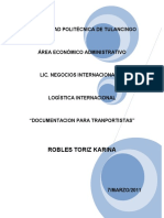 DOCUMENTOS... Karina Robles Toriz