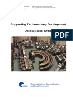Issue Paper Parliament Support - FINAL