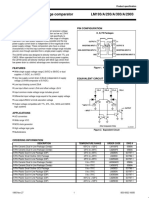 LM193/A/293/A/393/A/2903 Low Power Dual Voltage Comparator: Description Pin Configuration