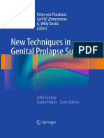 New Techniques in Genital Prolapse Surgery by Carl W. Zimmerman (Auth.), Peter V