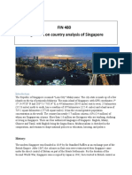 FIN 480 Assignment On Country Analysis of Singapore: History