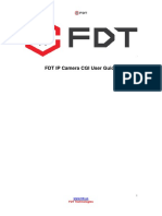 FDT IP Camera CGI & RTSP User Guide v1.0.1