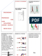 Folleto de Ergonomia