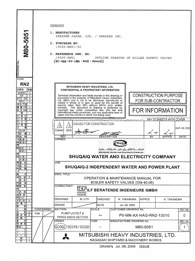 Operation Maintenance Manual Of Boiler Safety Valves Pdf