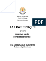 Introduction a La Linguistique Generale (2)