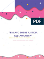 Justicia restaurativa ensayo