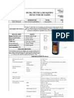 Ficha Tecnica Sensor de Gas