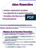 La Fonction Financière