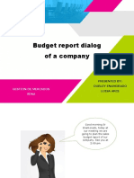 Budget Report Dialog