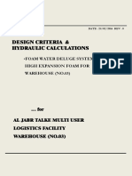 Foam Water Deluge System Design and Hydraulic Calculation Report