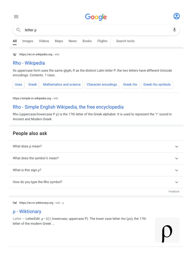 letter ρ - Google Search | PDF | Greek Alphabet | Letter Case