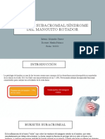 Bursitis Subacromial