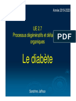 2020 Cours Diabète - PPT Mode de Compatibilité
