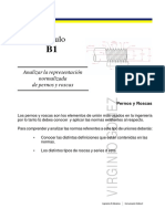 Módulo: Analizar La Representación Normalizada de Pernos y Roscas