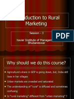 Introduction To Rural Marketing