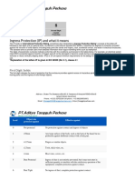 PT - Aditya Tangguh Perkasa: Sample IP Rating