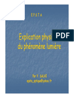 Cours1-Explication Physique Du Phenomene Lumière