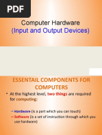 Week5-Computer Hardware (Input Devices)