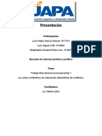 Soluciones alternativas de conflictos en derecho procesal penal