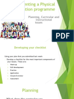 Slide4 Implementing A Physical Education Programme