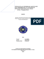 Pengaruh Penggunaan Inform Asi Akuntansi Terhadap Keberhasilan Usahakecil MENENGAH (Studi Pada Sentra Dodol Di Kec. Tanjung Pura)