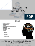 dificultades especficas