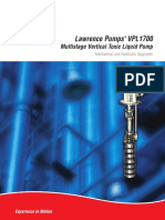 Lawrence Pumps VPL1700: Multistage Vertical Toxic Liquid Pump