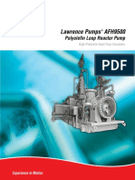 Lawrence Pumps AFH9500: Polyolefin Loop Reactor Pump